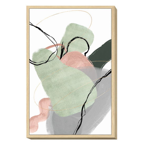 Πίνακας Σε Κορνίζα ArteLibre "Abstract" Καμβάς 60x90x4cm