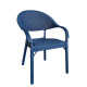 Καρέκλα Κήπου ArteLibre Eco Μπλε Ανακυκλωμένο PP 59x55x84cm