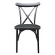 Καρέκλα Κήπου ArteLibre CHAD Μαύρο Αλουμίνιο 44x52x87cm