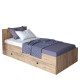 Κρεβάτι Μονό ArteLibre AMARI Βελανιδί Μοριοσανίδα 200x98cm
