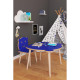 Τραπεζάκι Παιδικό ArteLibre AMAHLE Με Κάθισμα Μπλε MDF/Ξύλο 46x50x42cm