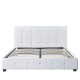 Κρεβάτι ArteLibre ABELIA Λευκό PU (Στρώμα 160x200cm)