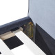 Κρεβάτι Μονό ArteLibre TULIP Σκούρο Γκρι Βελούδο 206x100x110cm (Στρώμα 100x200cm)