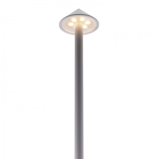 Επιτραπέζιο Φωτιστικό ArteLibre LED Φορητό ANGELINA Λευκό Αλουμίνιο 10.5x10.5x30cm