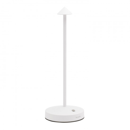 Επιτραπέζιο Φωτιστικό ArteLibre LED Φορητό ANGELINA Λευκό Αλουμίνιο 10.5x10.5x30cm