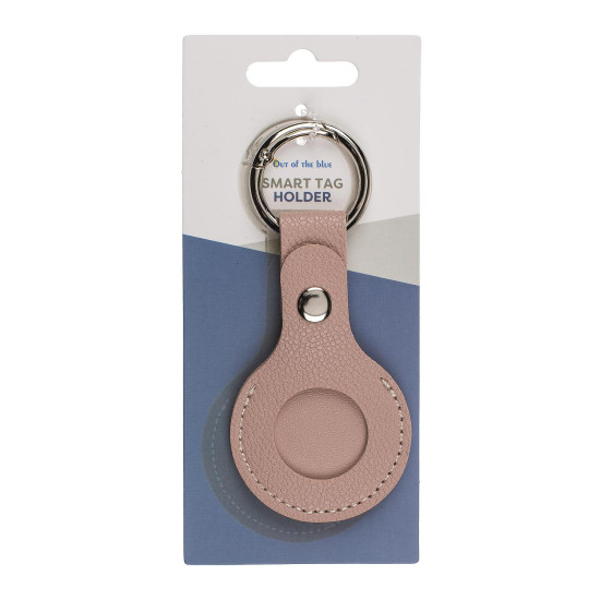 Μπρελόκ Κλειδιών Με Θήκη Για Smart Tag Δερματίνη/Μέταλλο 11cm Σε 4 Χρώματα