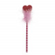 Μολύβι Καρδιές Με Γόμα Καρδιά Ροζ/Κόκκινο 18.5cm