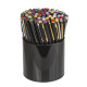 Στυλό Με Πετράδι Σβαρόφκσι Μαύρο Πλαστικό Σε 12 Χρώματα Και 2 Σχέδια