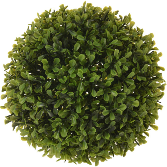 Φυτό Τεχνητό ArteLibre Μπάλα Θάμνος Μπόξους Πράσινο Φ18cm 124 Άκρες