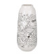 Βάζο ArteLibre Modern Art Λευκό Πορσελάνη Φ12x25cm Σε 2 Σχέδια