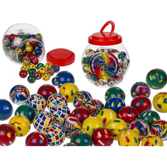 Παιχνίδι Μπαλάκι Λαστιχένιο Πολύχρωμο Φ3.5cm Σε 6 Χρώματα 1Τμχ