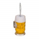 Ανοιχτήρι Μπουκαλίων Με Μαγνήτη Σε Σχήμα Ποτήρι Μπύρας Μέταλλο/Πλαστικό 10.5x3.5cm