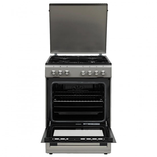Κουζίνα Αερίου 65lt Π60cm Inox VOX GTR-6400S