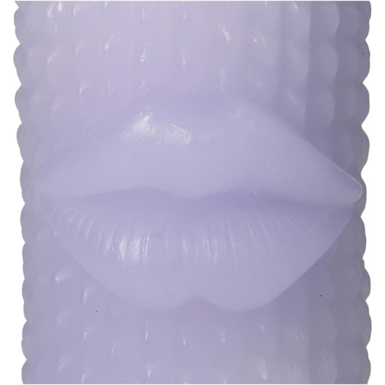 Κερί ArteLibre Χείλος Λιλά 7.3x7.3x15cm