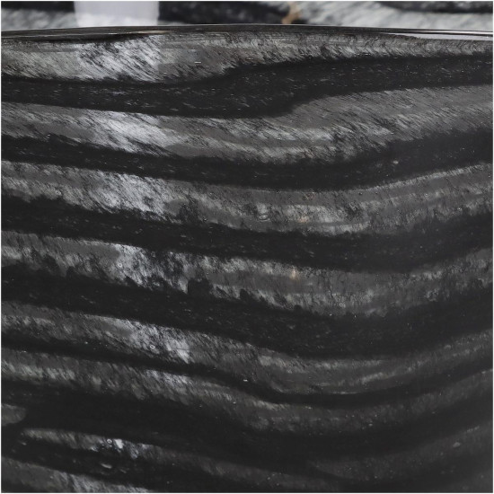 Μπολ ArteLibre Μαύρο Γυαλί 20x18x13.5cm