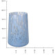 Βάζο ArteLibre Μπλε Γυαλί 14.5x14.5x19cm
