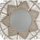 Καθρέπτης ArteLibre Μακραμέ Φυσικό Βαμβακερό 48x2x48cm