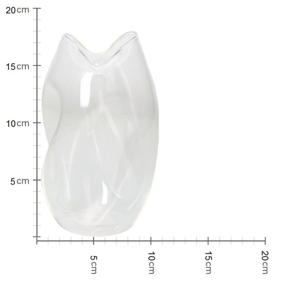 Βάζο ArteLibre Διάφανο Γυαλί 10.3x10.3x17.8cm