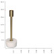 Κηροπήγιο ArteLibre Χρυσό Μέταλλο/Μάρμαρο 7.5x7.5x24.5cm