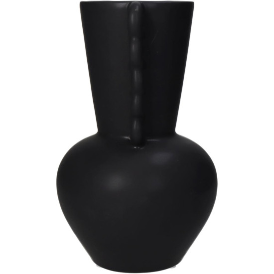 Βάζο ArteLibre Μαύρο Κεραμικό 13.7x13.7x22cm