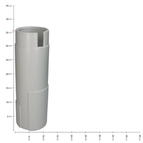 Βάζο ArteLibre Λευκό Κεραμικό 12.5x12.5x35.5cm