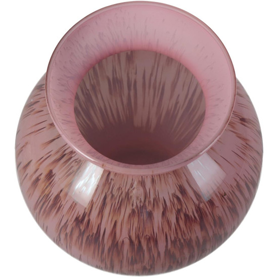 Βάζο ArteLibre Ροζ Γυαλί 15x15x16cm