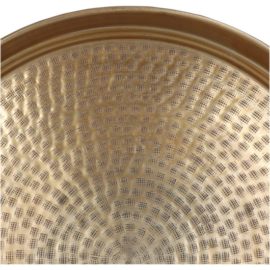 Δίσκος ArteLibre Χρυσό Αλουμίνιο 46x46x5cm
