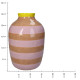 Βάζο ArteLibre Με Ρίγες Ροζ Δολομίτης 17.6x17.6x26.4cm