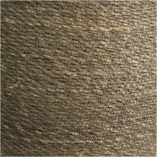 Καλάθι ArteLibre Καφέ Seagrass 34x34x36cm Σετ 3Τμχ