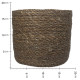 Καλάθι ArteLibre Καφέ Seagrass 20x20x18cm Σετ 3Τμχ
