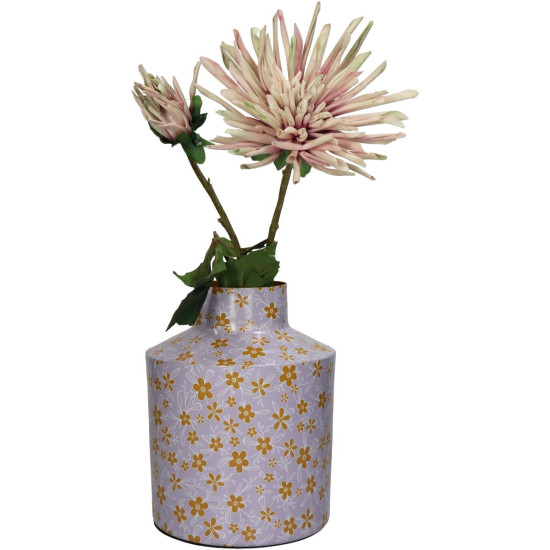 Βάζο ArteLibre Λουλούδια Πολύχρωμο Μέταλλο 16.5x16.5x21cm
