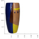 Βάζο ArteLibre Αφηρημένο Πρόσωπο Πολύχρωμο Δολομίτης 11.5x11.5x23.4cm