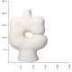 Βάζο ArteLibre Λευκό Κεραμικό 16.2x7.3x21.3cm