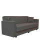Καναπές Κρεβάτι ArteLibre AMETHYST Τριθέσιος Σκούρο Γκρι 214x78x78cm