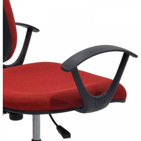 Καρέκλα Γραφείου ArteLibre ΔAΦNH Κόκκινο Ύφασμα 55x48x82-94cm