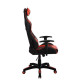 Πολυθρόνα Γραφείου ArteLibre Gaming ΚΥΛΛΗΝΗ Κόκκινο/Μαύρο PVC 66x67x127-135cm