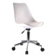 Καρέκλα Γραφείου ArteLibre ΚΥΒΕΛΗ Λευκό PU 48x55x82-92cm