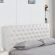 Κρεβάτι ArteLibre GERANIUM Λευκό PU 237x170x109cm