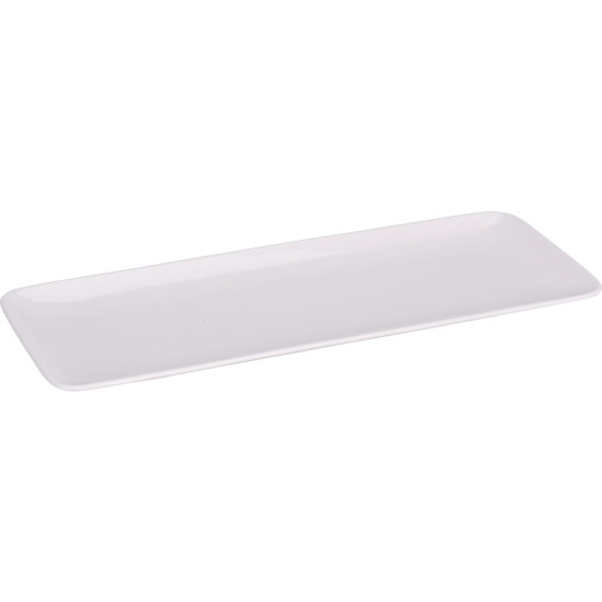 Πιάτο ArteLibre Μακρόστενο Λευκό Πορσελάνη 32.8x11.6x2cm