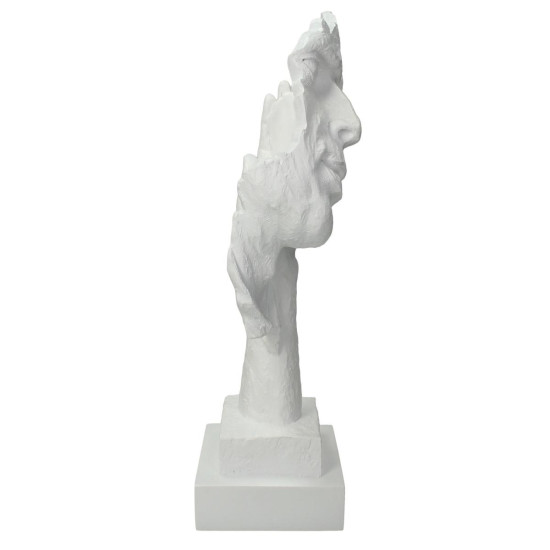 Διακοσμητικό ArteLibre Πρόσωπο Λευκό Polyresin 15.5x13x33cm