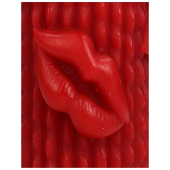 Κερί ArteLibre Χείλη Κόκκινο 7.3x7.3x15cm