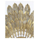 Καθρέπτης ArteLibre Φτερά Χρυσό Μέταλλο 68.5x4.5x68.5cm