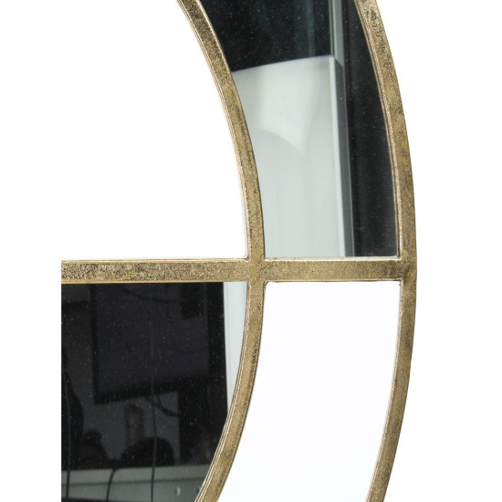 Καθρέπτης ArteLibre Χρυσό Μέταλλο 77.5x2x77.5cm