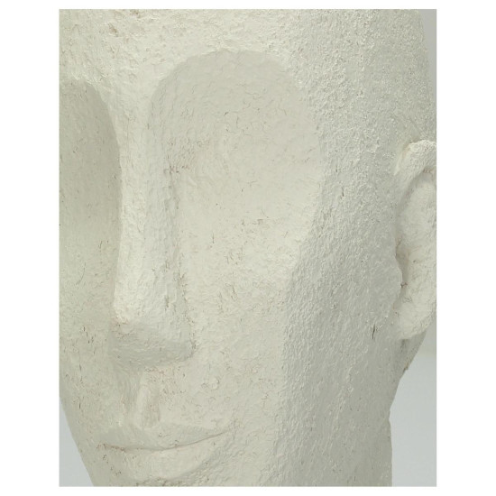 Διακοσμητικό ArteLibre Κεφάλι Λευκό Polyresin 17.5x15.5x28.4cm