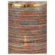 Κηροπήγιο ArteLibre Κορδέλα Πολύχρωμο Γυαλί 12x12x15cm