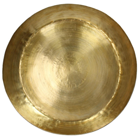 Δίσκος ArteLibre Χρυσό Μέταλλο 57x57x8cm