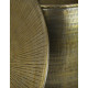 Τραπεζάκι-Κασπώ ArteLibre Χρυσό Μέταλλο 50x50x44cm Σετ 2Τμχ