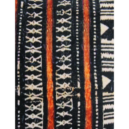 Μαξιλάρι ArteLibre Tribal Μαύρο Βελούδο 45x45cm