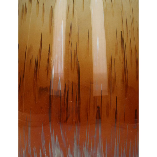 Κηροπήγιο ArteLibre Πορτοκαλί Γυαλί 23x23x23cm
