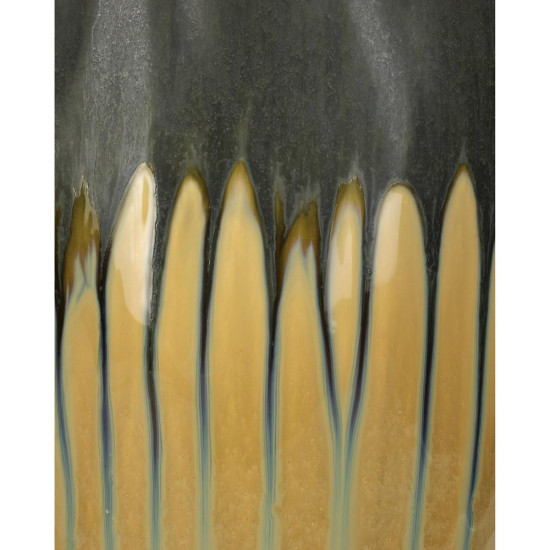 Βάζο ArteLibre Κίτρινο Κεραμικό 16x16x37cm